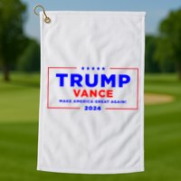 Trump Vance 2024 Front Pocket Print With Back Print Golf Towel