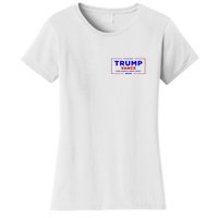 Trump Vance 2024 Front Pocket Print With Back Print Women's T-Shirt