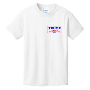 Trump Vance 2024 Front Pocket Print With Back Print Kids T-Shirt