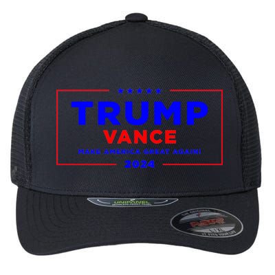 Trump Vance 2024 Flexfit Unipanel Trucker Cap