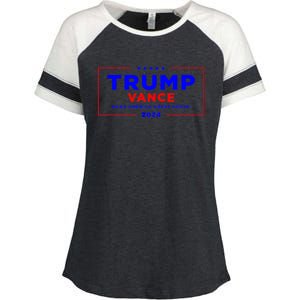 Trump Vance 2024 Enza Ladies Jersey Colorblock Tee