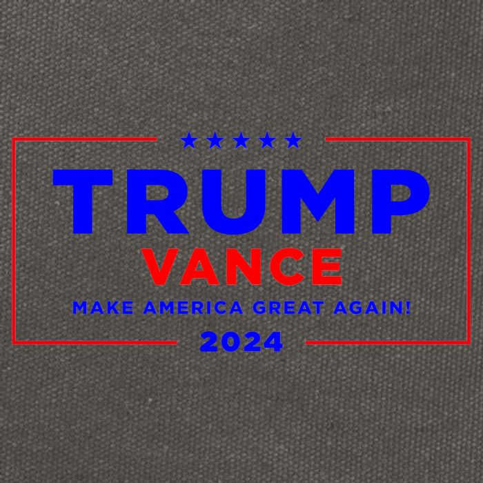 Trump Vance 2024 Cotton Canvas Backpack