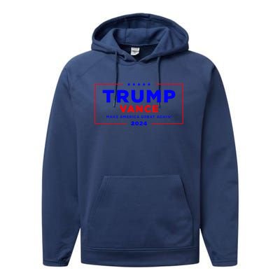 Trump Vance 2024 Performance Fleece Hoodie