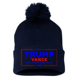 Trump Vance 2024 Pom Pom 12in Knit Beanie