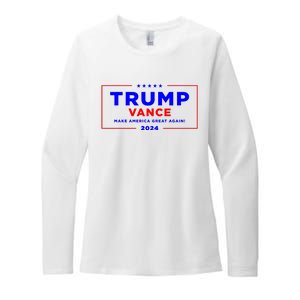 Trump Vance 2024 Womens CVC Long Sleeve Shirt