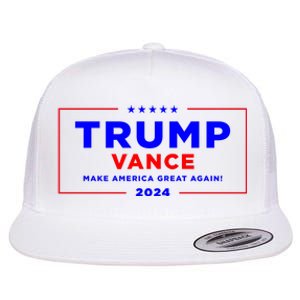 Trump Vance 2024 Flat Bill Trucker Hat