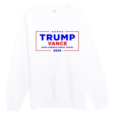 Trump Vance 2024 Premium Crewneck Sweatshirt