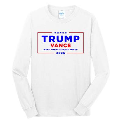 Trump Vance 2024 Tall Long Sleeve T-Shirt