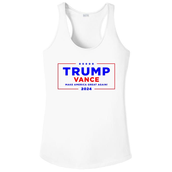 Trump Vance 2024 Ladies PosiCharge Competitor Racerback Tank