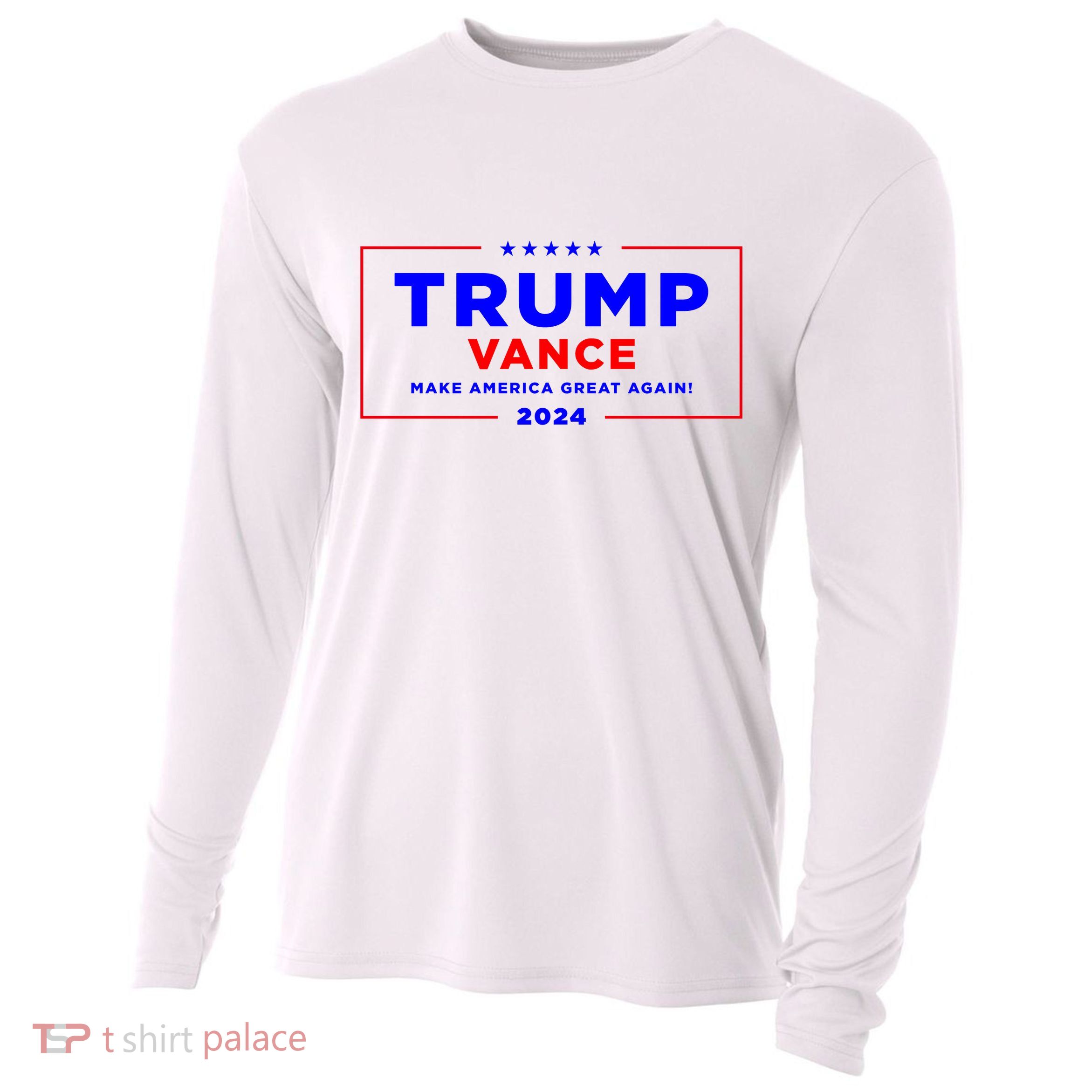 Trump Vance 2024 Cooling Performance Long Sleeve Crew