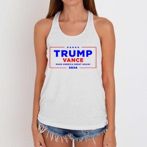 Trump Vance 2024 Women's Knotted Racerback Tank