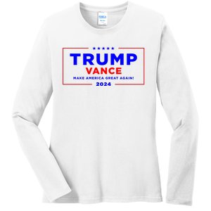 Trump Vance 2024 Ladies Long Sleeve Shirt