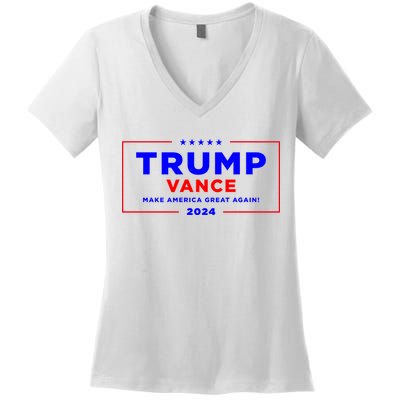 Trump Vance 2024 Women's V-Neck T-Shirt