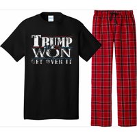 Trump Vance 2024 Outlaw Hillbilly Vintage Usa Flag Pajama Set