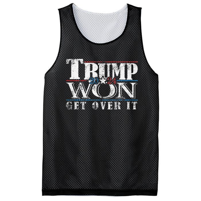 Trump Vance 2024 Outlaw Hillbilly Vintage Usa Flag Mesh Reversible Basketball Jersey Tank