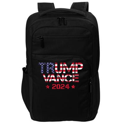 Trump Vance 2024 Vintage Patriotic Impact Tech Backpack