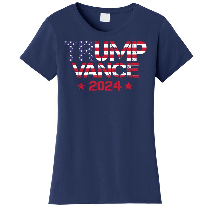 Trump Vance 2024 Vintage Patriotic Women's T-Shirt