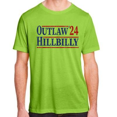 Trump Vance 2024 Outlaw Hillbilly Us Flag Vintage Adult ChromaSoft Performance T-Shirt