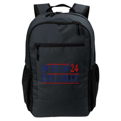 Trump Vance 2024 Outlaw Hillbilly Us Flag Vintage Daily Commute Backpack