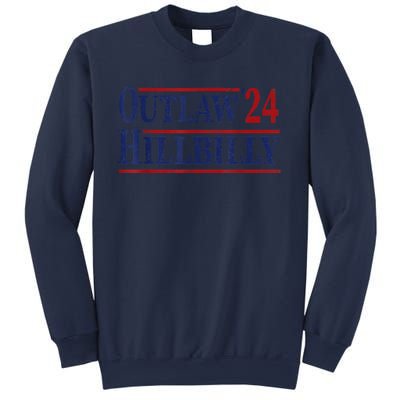 Trump Vance 2024 Outlaw Hillbilly Us Flag Vintage Sweatshirt