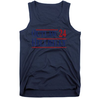 Trump Vance 2024 Outlaw Hillbilly Us Flag Vintage Tank Top