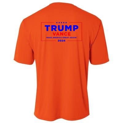 Trump Vance 2024 Front And Back Print Cooling Performance Crew T-Shirt