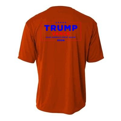 Trump Vance 2024 Front And Back Print Performance Sprint T-Shirt