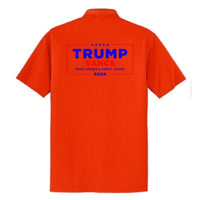 Trump Vance 2024 Front And Back Print Dry Zone Grid Polo