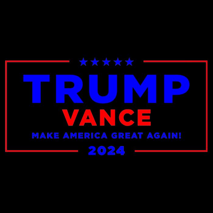Trump Vance 2024 Front And Back Print Button