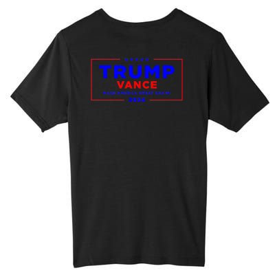 Trump Vance 2024 Front And Back Print Tall Fusion ChromaSoft Performance T-Shirt