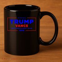 Trump Vance 2024 Front And Back Print 11oz C Handle Ceramic Mug