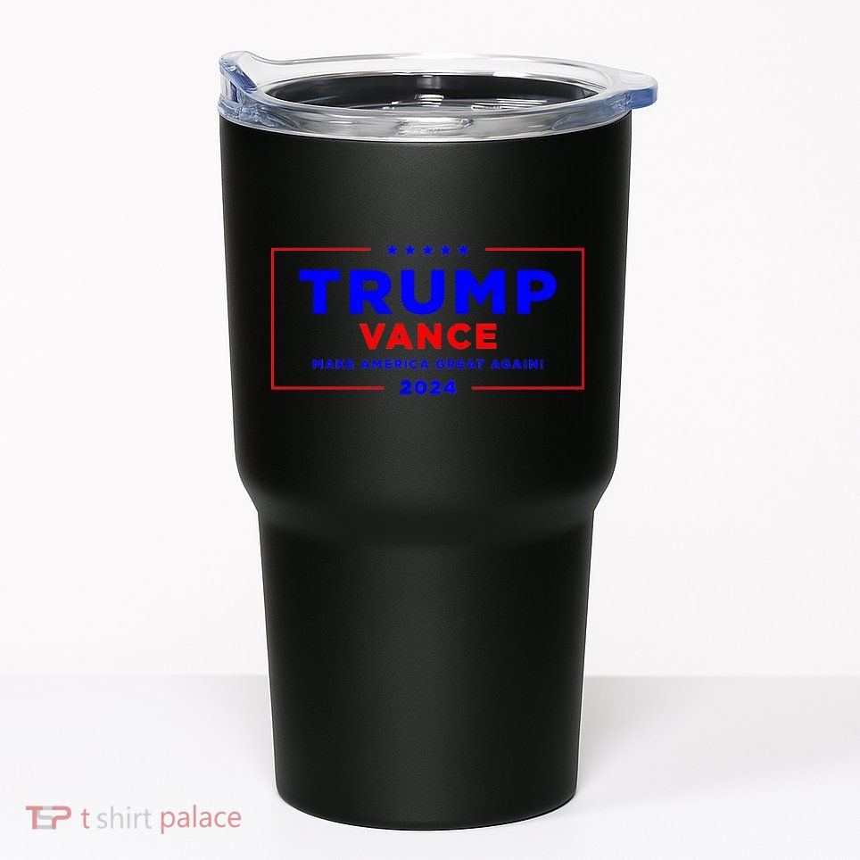 Trump Vance 2024 Front And Back Print Tumbler