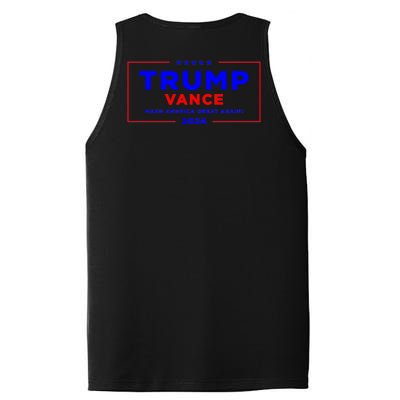 Trump Vance 2024 Front And Back Print PosiCharge Competitor Tank