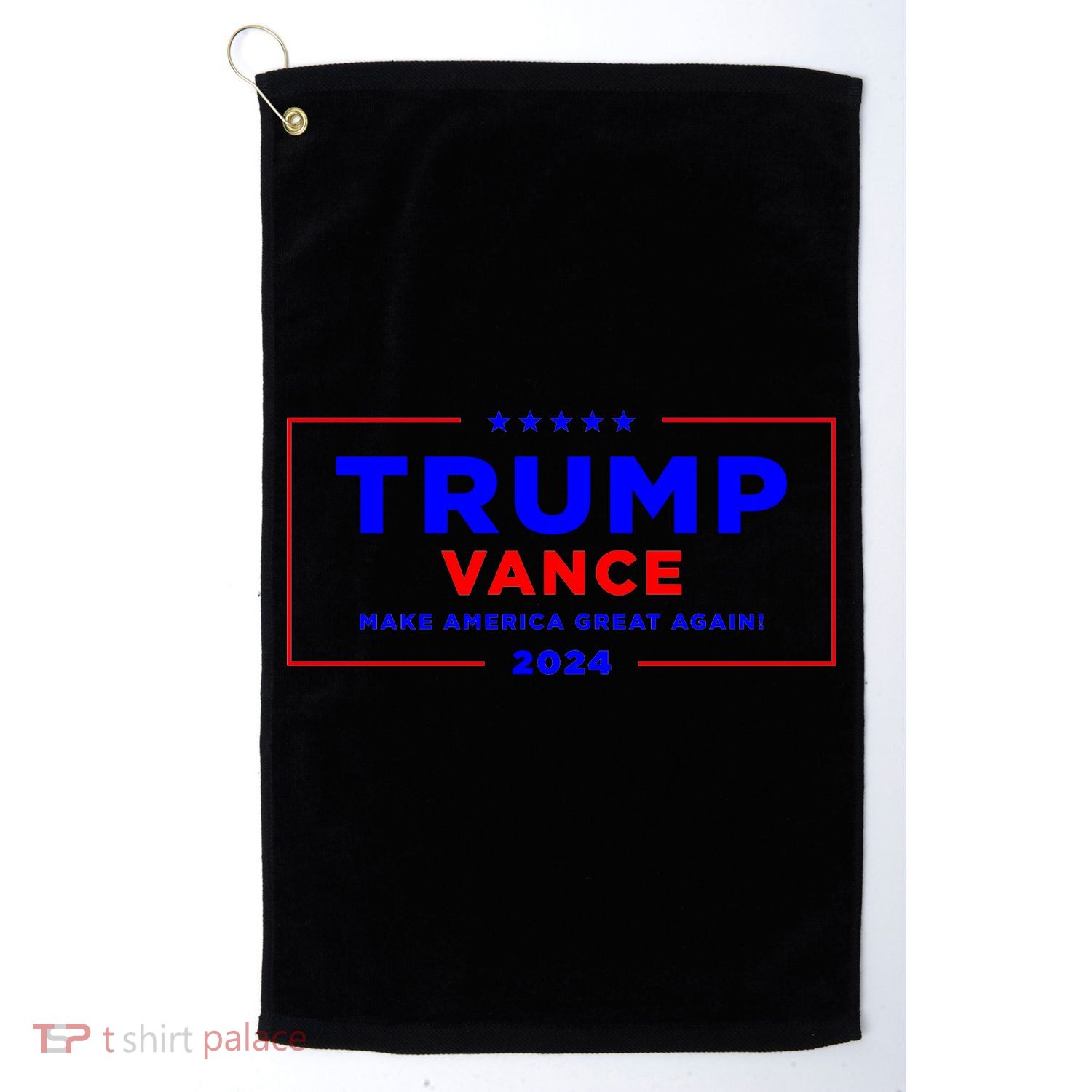 Trump Vance 2024 Front And Back Print Golf Towel