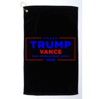 Trump Vance 2024 Front And Back Print Golf Towel