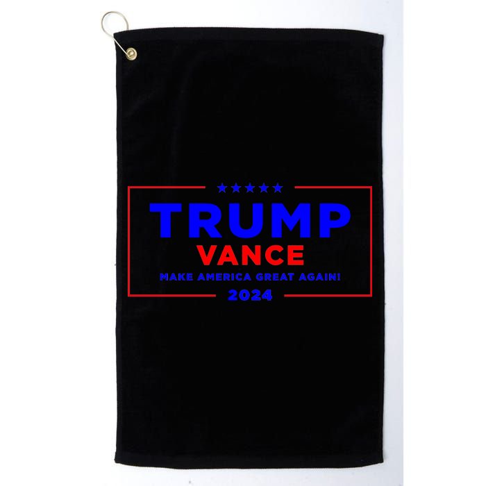 Trump Vance 2024 Front And Back Print Golf Towel