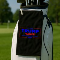 Trump Vance 2024 Front And Back Print Golf Towel