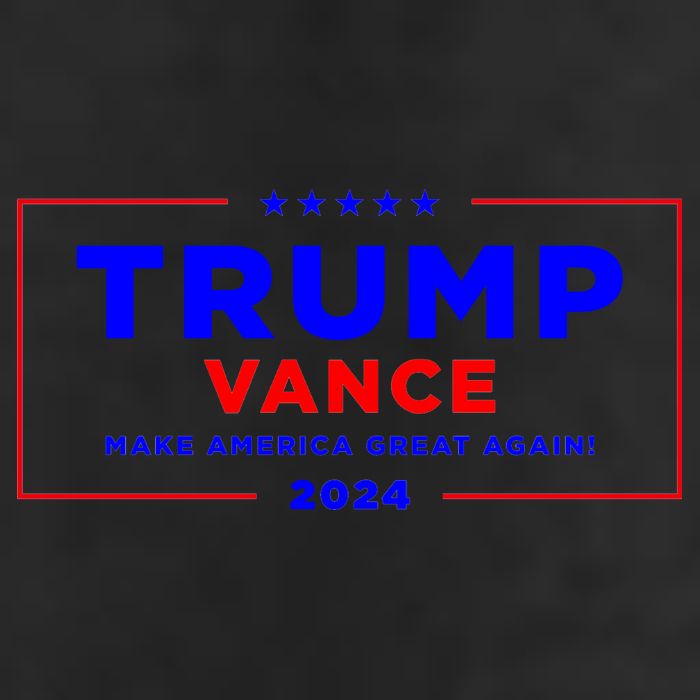Trump Vance 2024 Front And Back Print Golf Towel