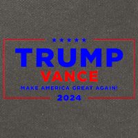 Trump Vance 2024 Front And Back Print Cotton Canvas Backpack
