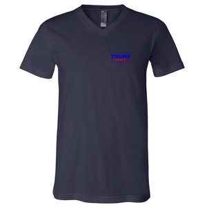 Trump Vance 2024 Front And Back Print V-Neck T-Shirt