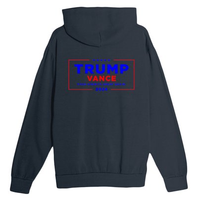 Trump Vance 2024 Front And Back Print Urban Pullover Hoodie