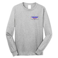 Trump Vance 2024 Front And Back Print Long Sleeve Shirt