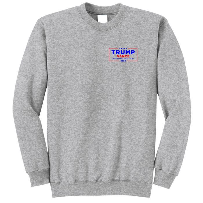 Trump Vance 2024 Front And Back Print Sweatshirt