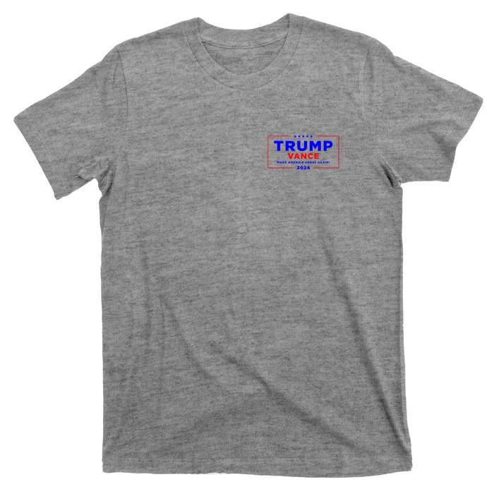 Trump Vance 2024 Front And Back Print T-Shirt