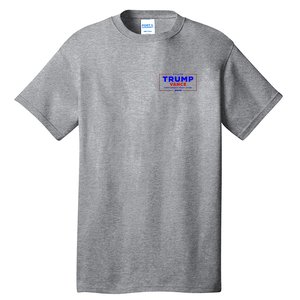 Trump Vance 2024 Front And Back Print Tall T-Shirt