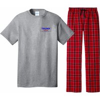 Trump Vance 2024 Front And Back Print Pajama Set