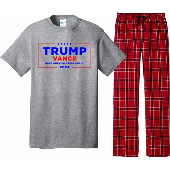 Trump Vance 2024 Front And Back Print Pajama Set