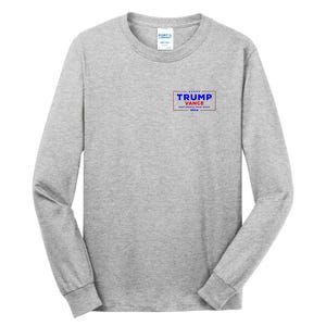 Trump Vance 2024 Front And Back Print Tall Long Sleeve T-Shirt