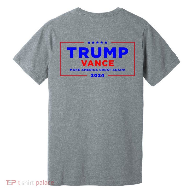 Trump Vance 2024 Front And Back Print Premium T-Shirt