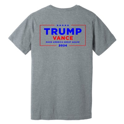 Trump Vance 2024 Front And Back Print Premium T-Shirt